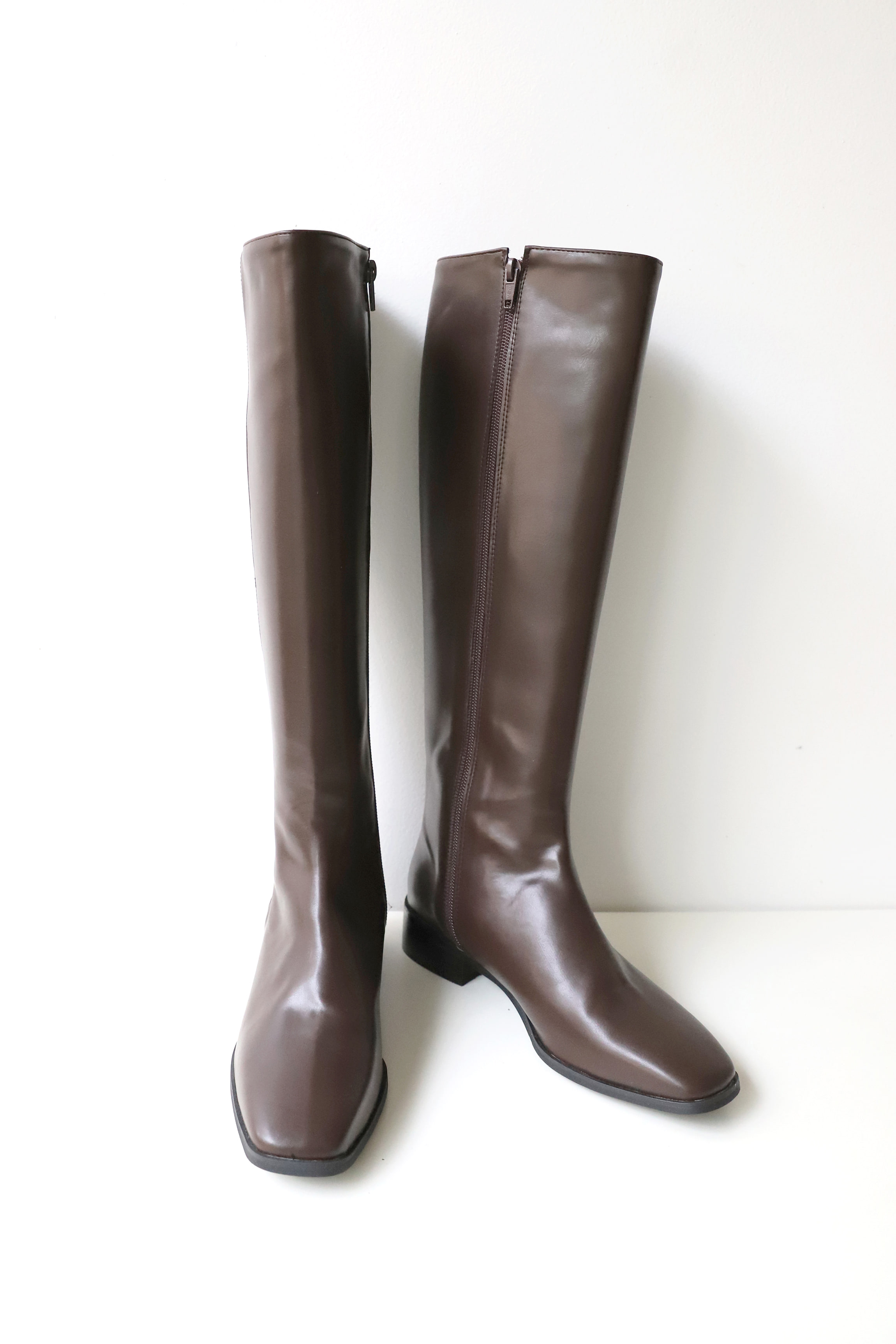 SIMPLE LINE LONG BOOTS(2COLORS)(SOLD OUT)