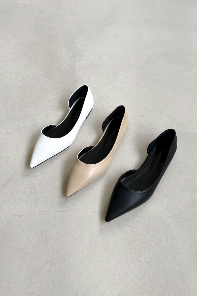 STILETTO FLAT SHOES(3COLORS)(SOLD OUT)