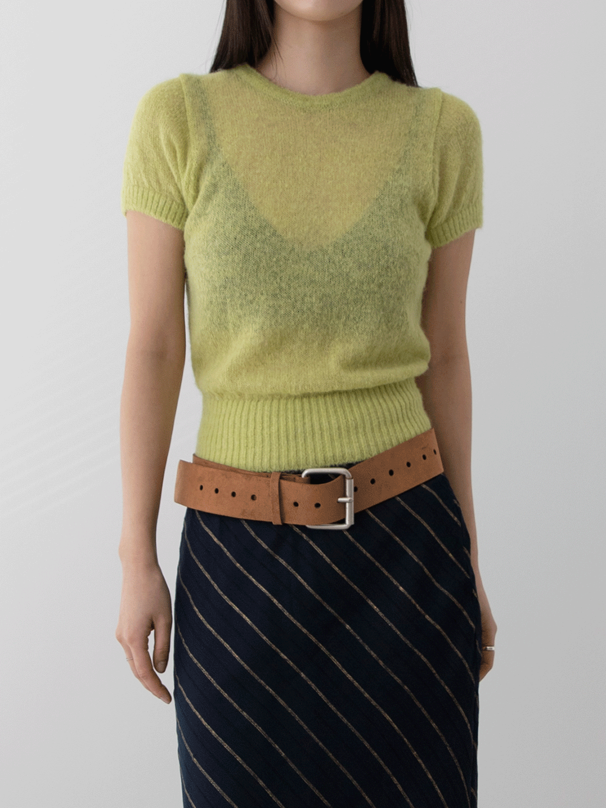 MELLOW HALF KNIT (4COLORS)(SOLD OUT)