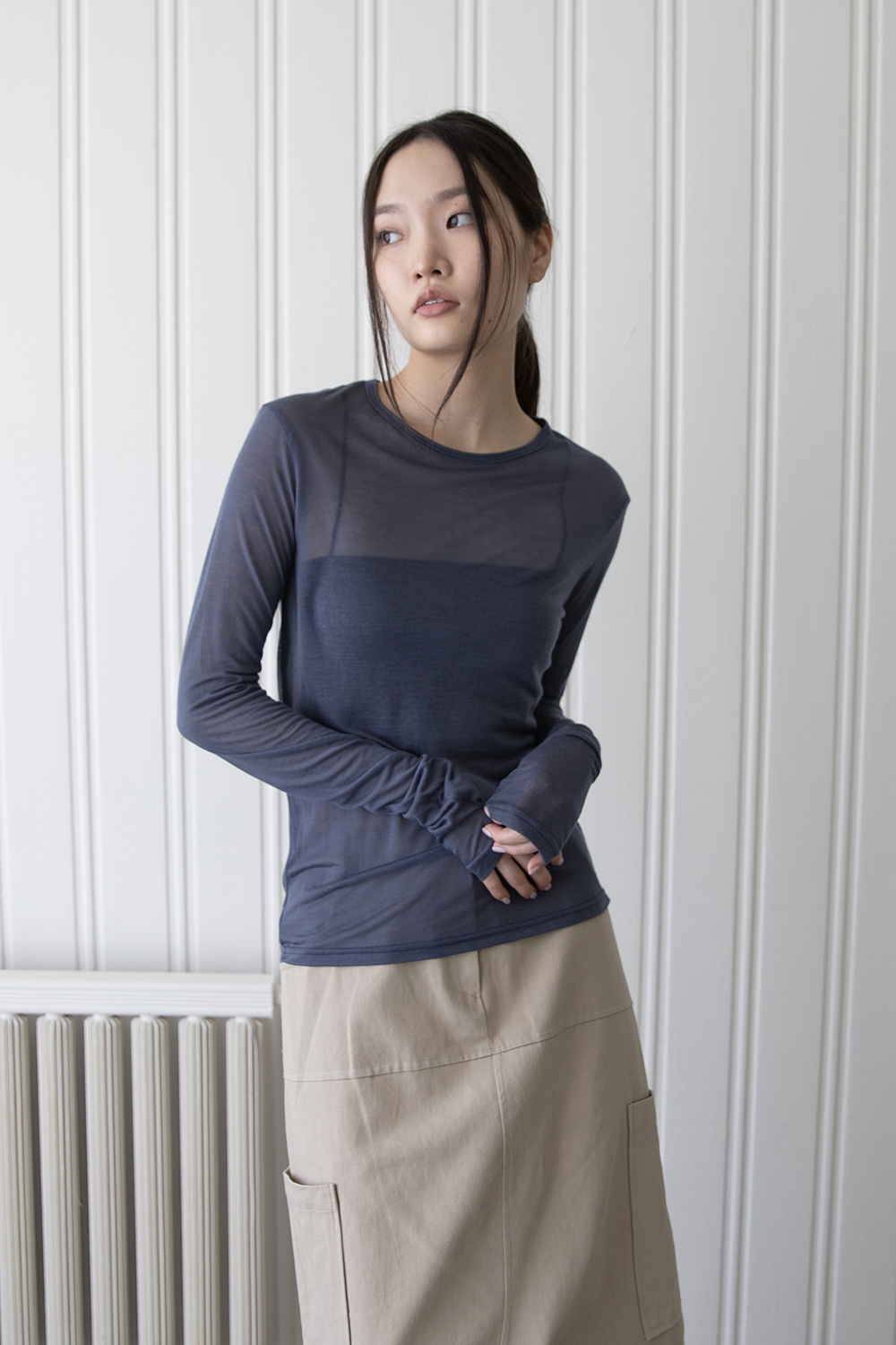 LAYERED LONG SLEEVE T (4COLORS)